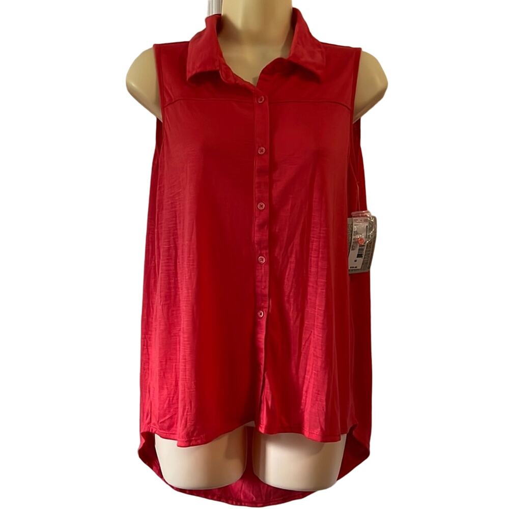 Canyon River Blues CRB Size M Coral Knit Blouse NWT